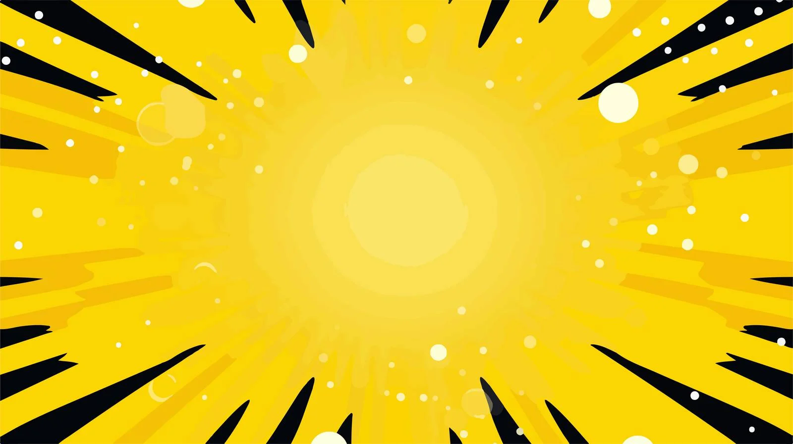 Vibrant Yellow Pop Art Background — free download from Dotvec