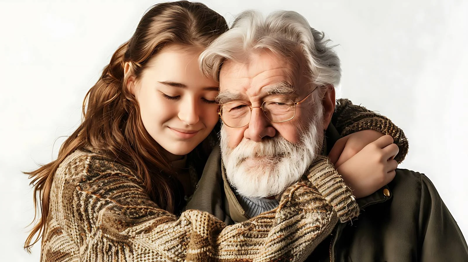 Family Portrait of Middle-aged Woman and Elderly Mother — free download from Dotvec