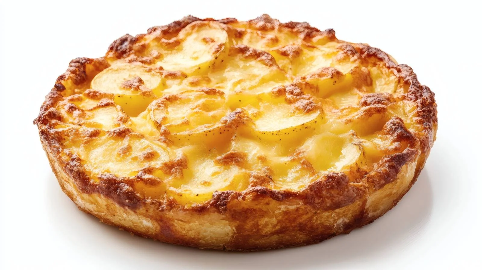 Homemade Potato Gratin on White Background — free download from Dotvec