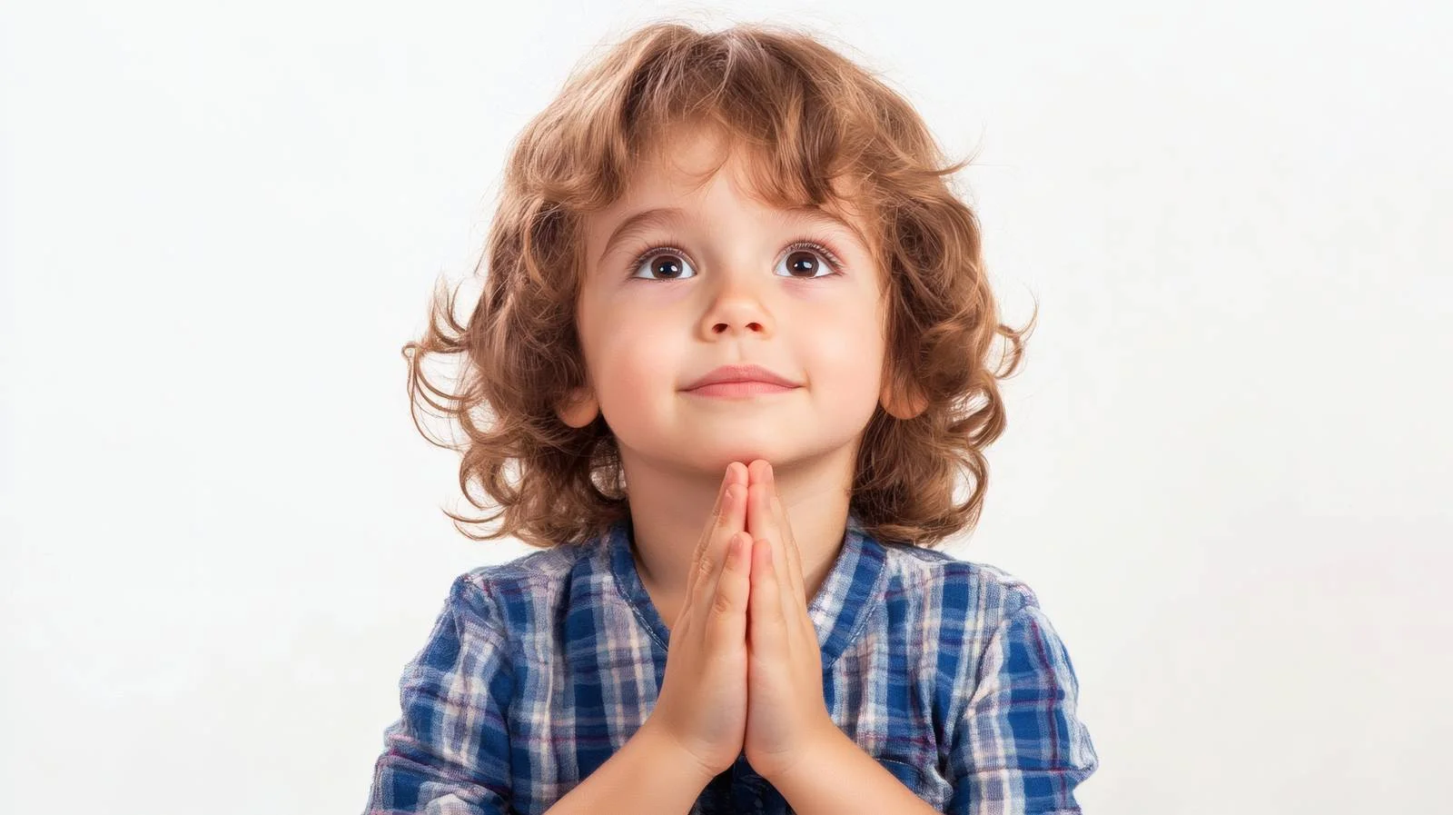 Innocent Child Praying in Isolation — free download from Dotvec