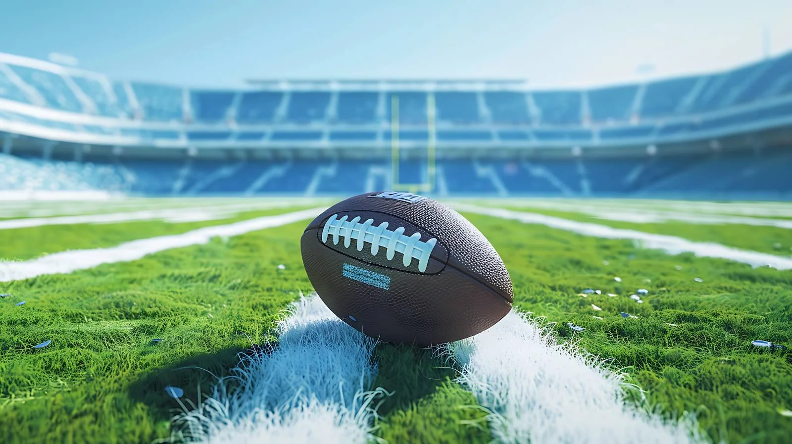 Elegant Football Match on Striped Field — free download from Dotvec