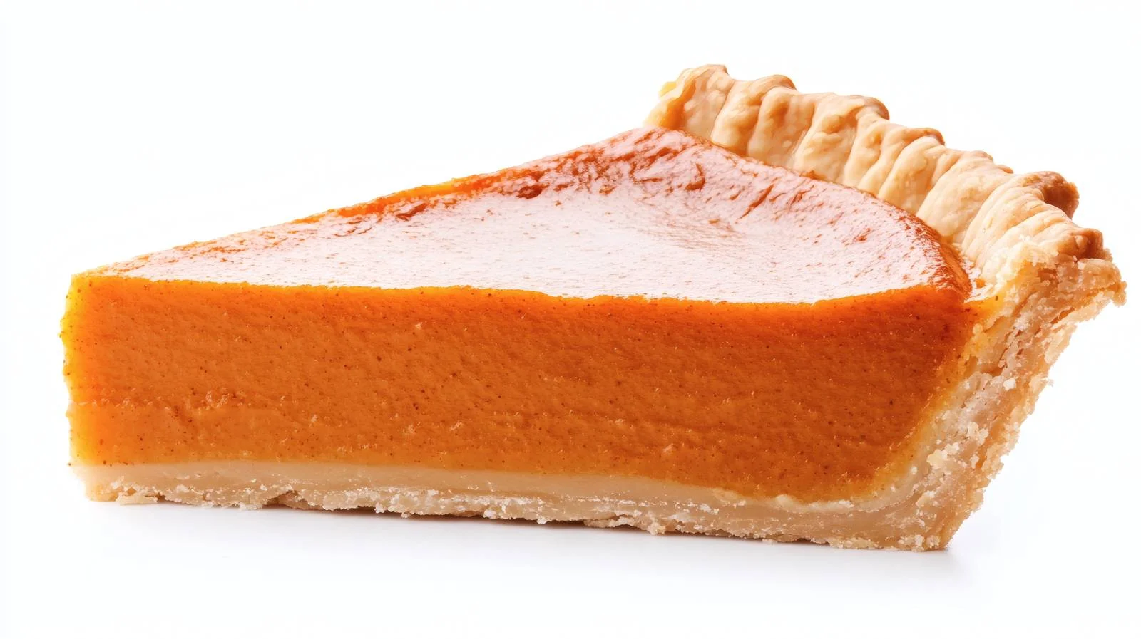 Classic Pumpkin Pie on White Background — free download from Dotvec