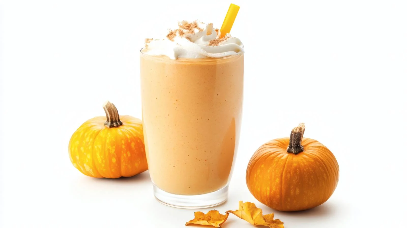 Creamy Pumpkin Smoothie on White Background — free download from Dotvec