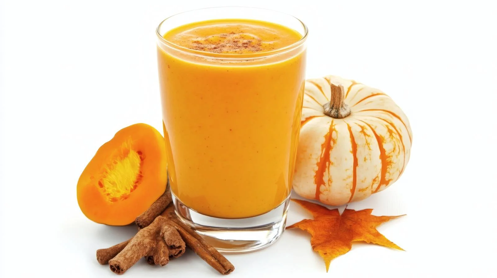 Delicious Pumpkin Smoothie on White Background — free download from Dotvec