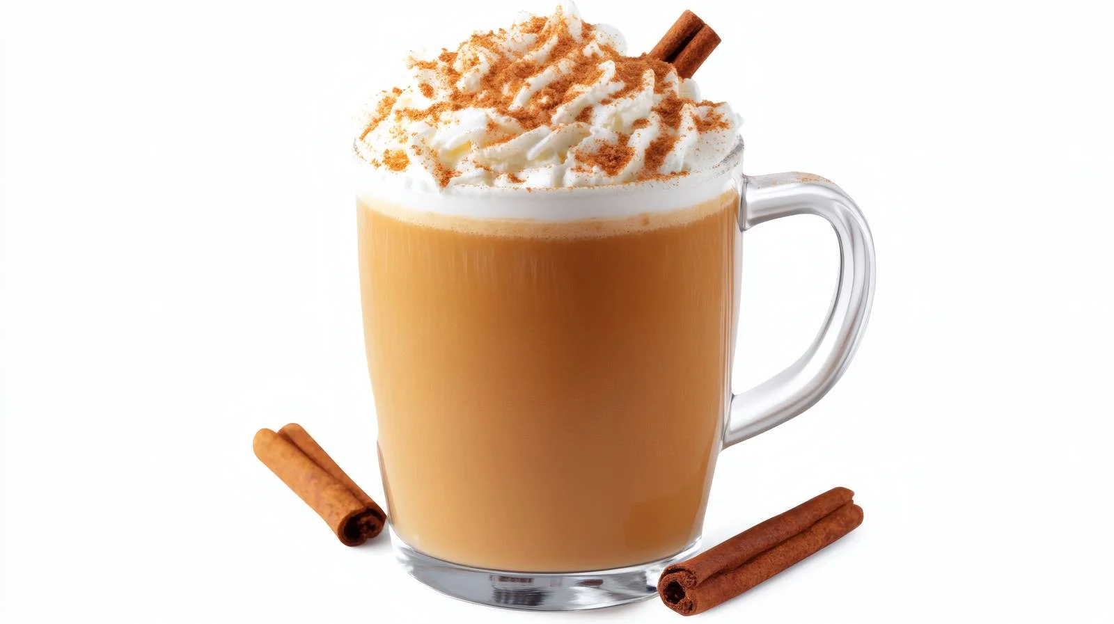 Delicious Pumpkin Spice Latte on White — free download from Dotvec