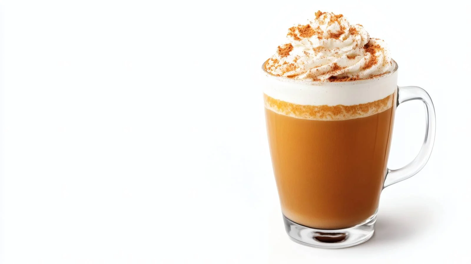 Delicious Pumpkin Spice Latte on White — free download from Dotvec