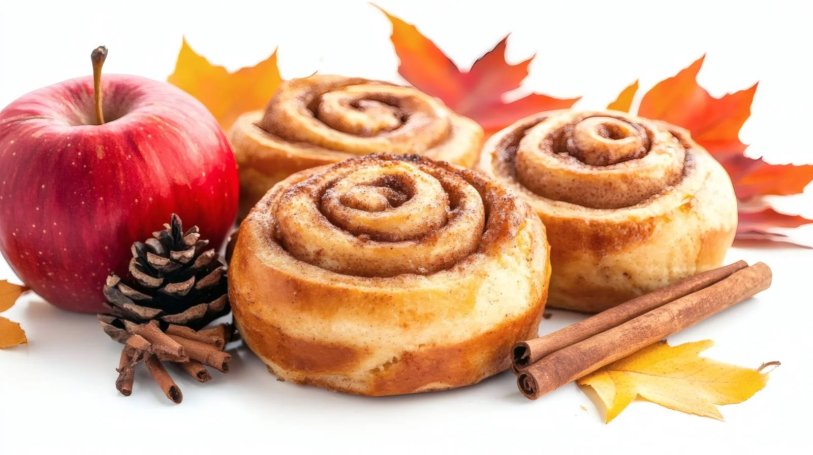 Delicious Pumpkin Apple Cinnamon Rolls — free download from Dotvec