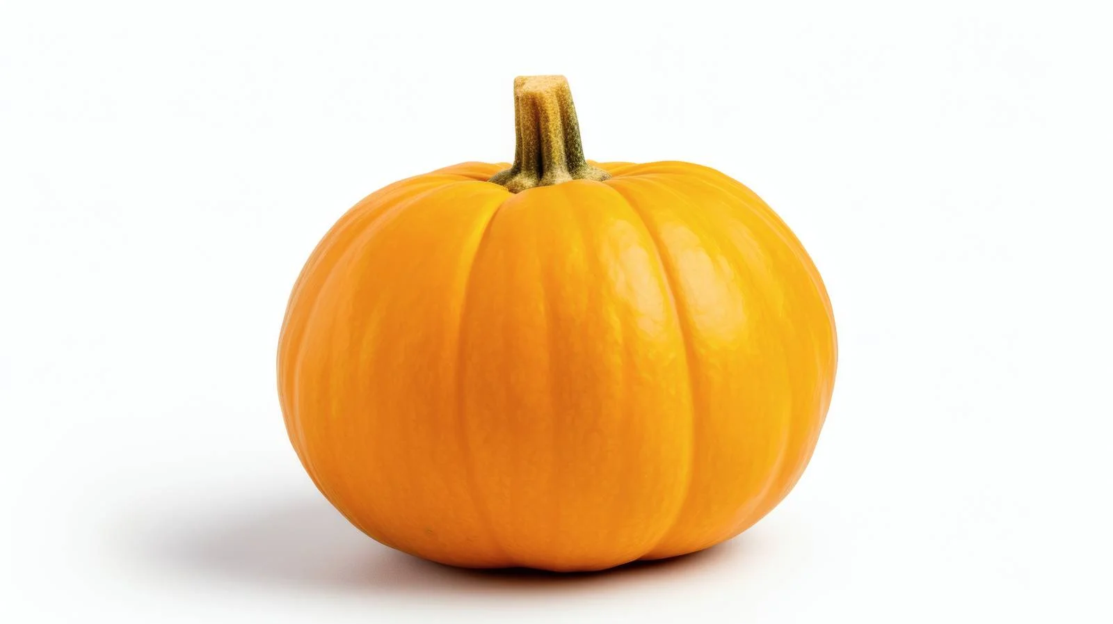 Single Pumpkin on White Background — free download from Dotvec
