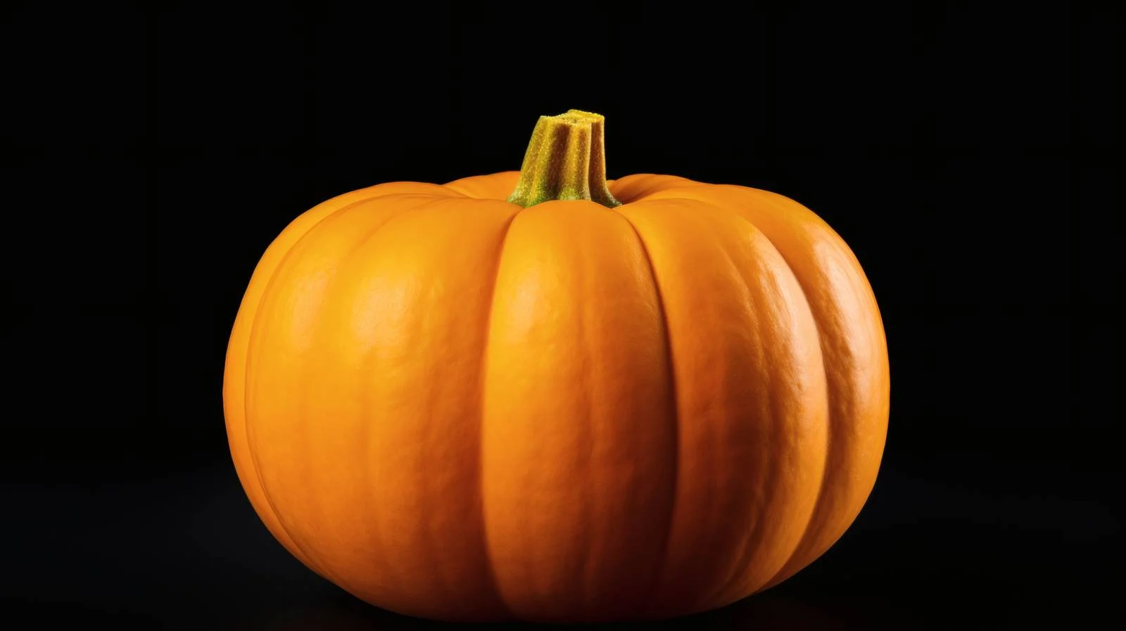 Brightly lit pumpkin on white backdrop — free download from Dotvec