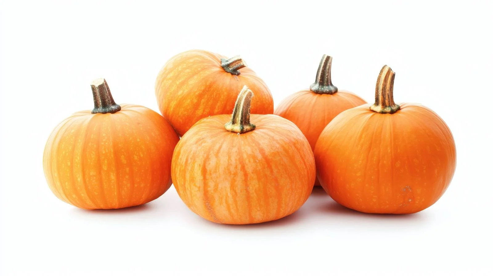 Assorted Pumpkins on White Background — free download from Dotvec