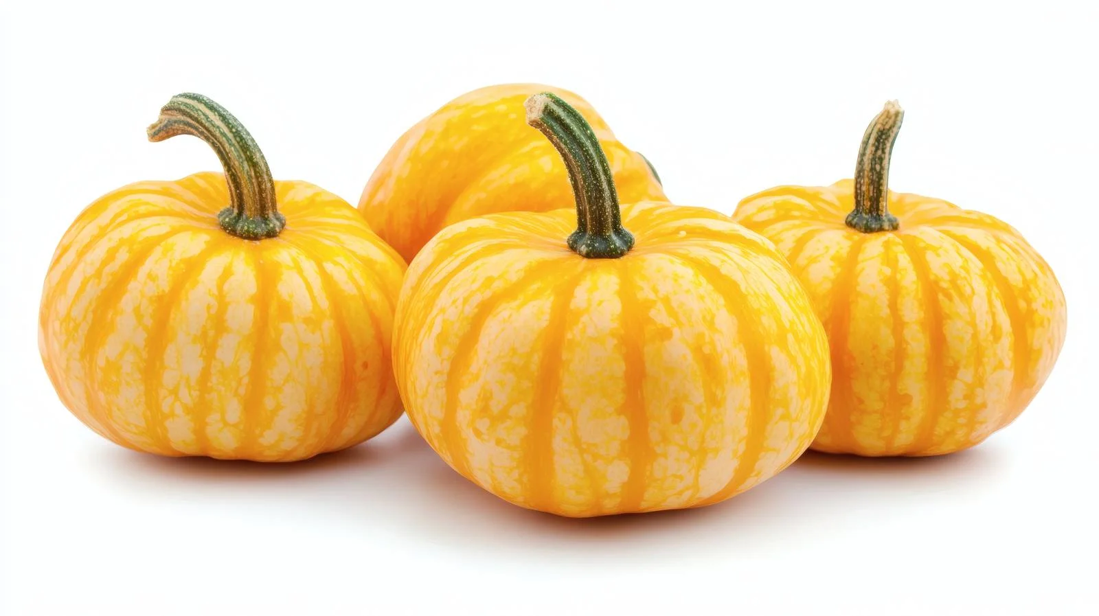 Vibrant Pumpkins on White Background — free download from Dotvec