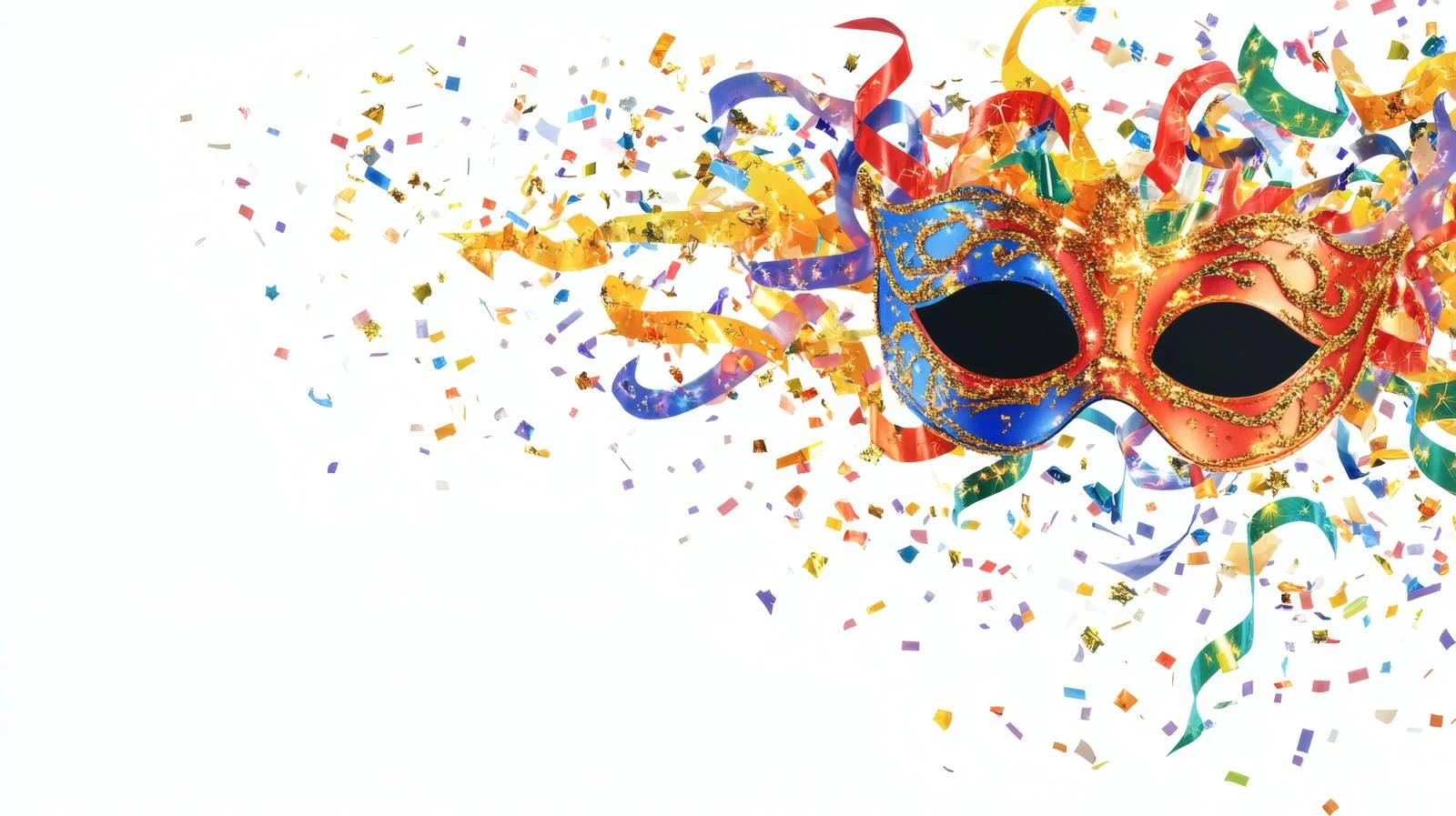 Traditional Purim Celebration on White Background — free download from Dotvec