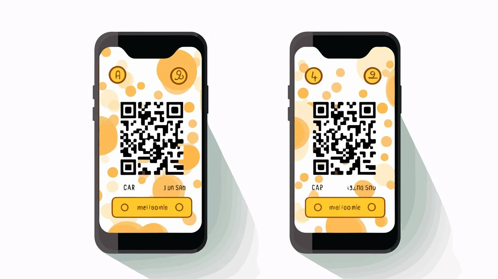QR Code Scanning Mobile Phone Icon — free download from Dotvec
