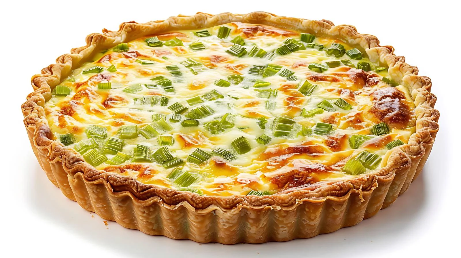 Savory Leek and Cheese Quiche — free download from Dotvec