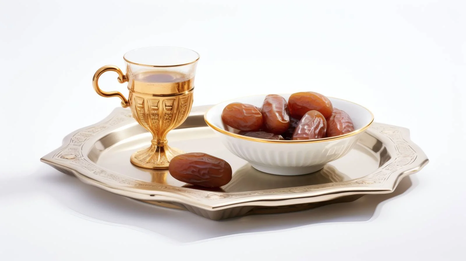 Ramadan Iftar Dates on White Background — free download from Dotvec