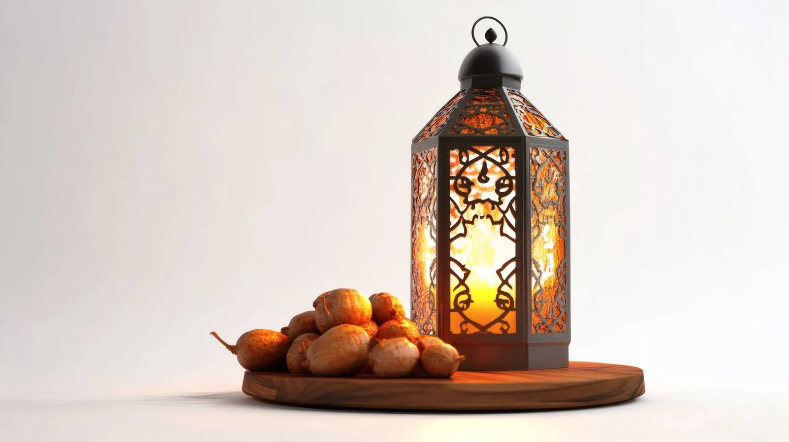 Elegant Ramadan Kareem on White Background — free download from Dotvec