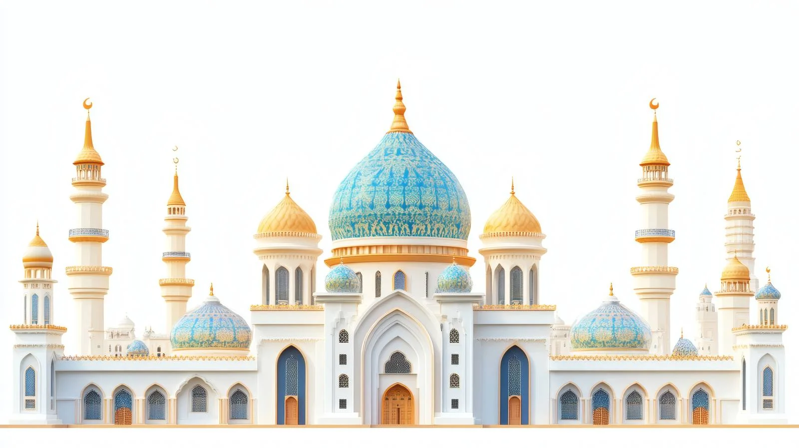 Elegant Ramadan Kareem isolated on white – free kareem image from Dotvec