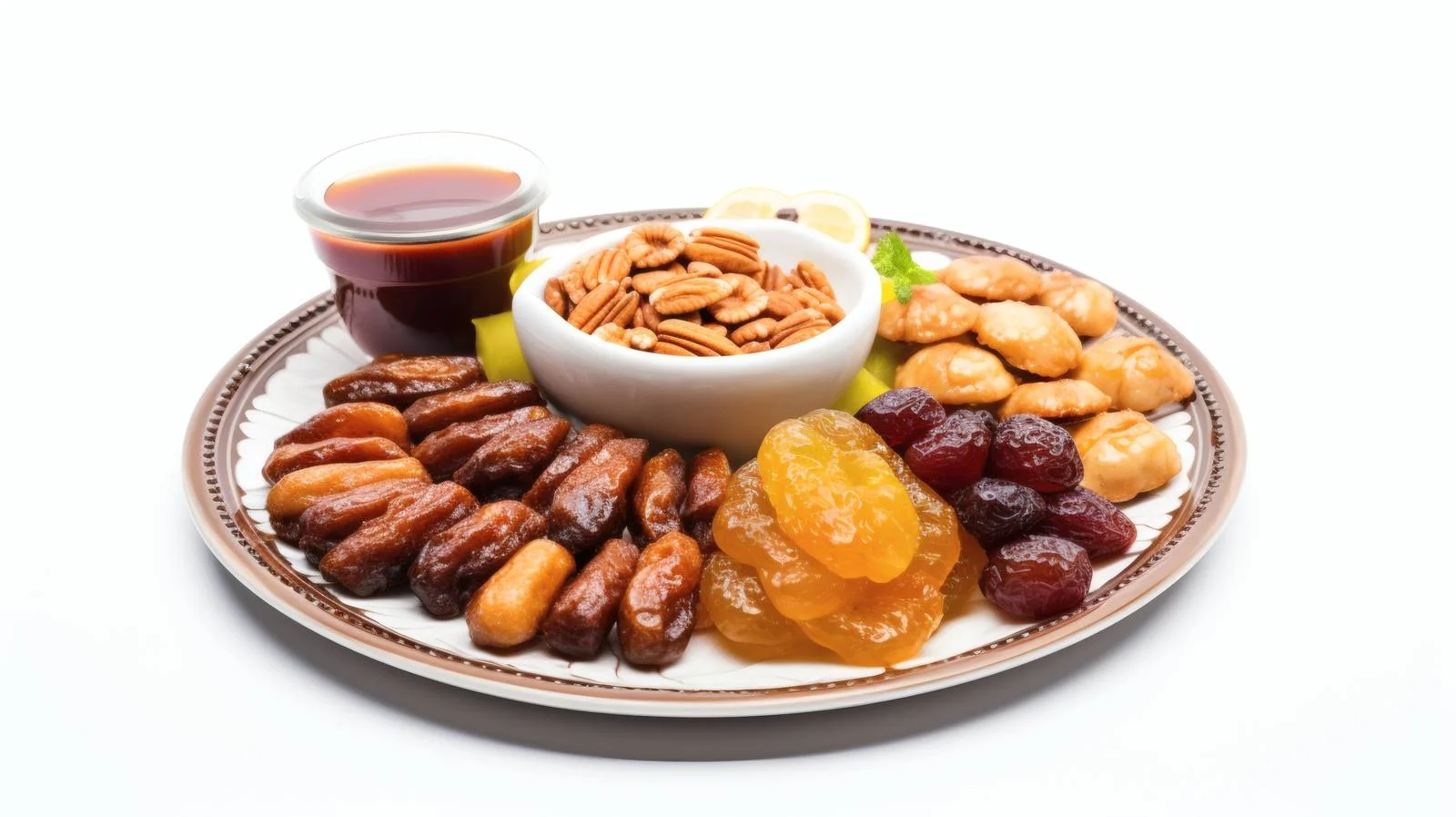 Elegant Ramadan Iftar Food on White Background — free download from Dotvec