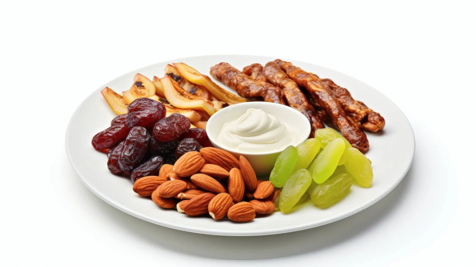 Elegant Ramadan Iftar Food on White Background — free download from Dotvec