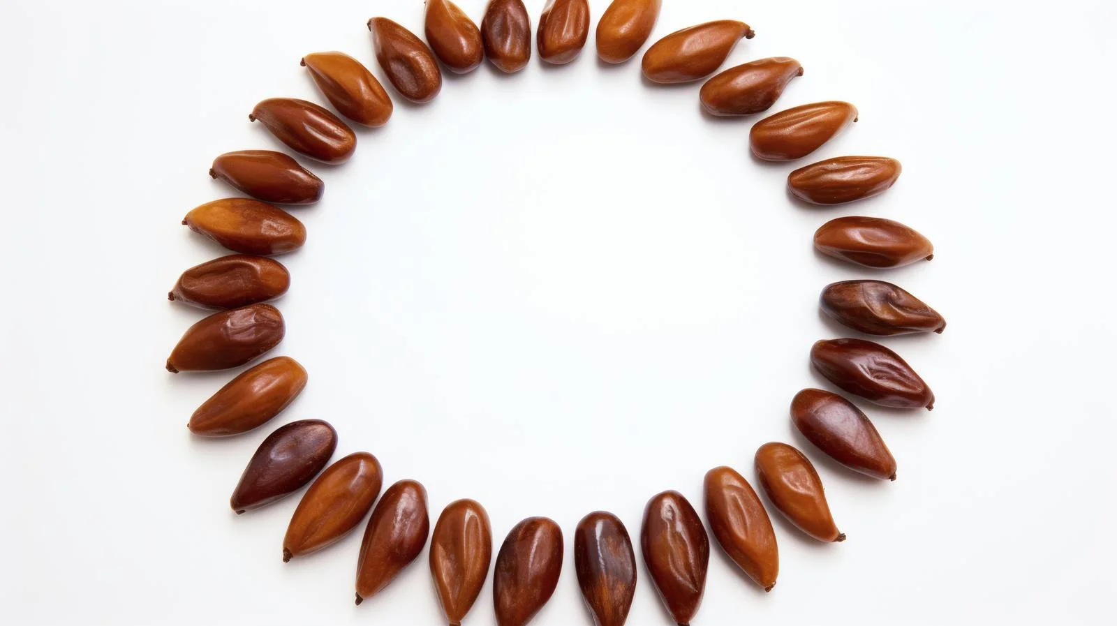 Elegant Crescent-Shaped Dates Display — free download from Dotvec