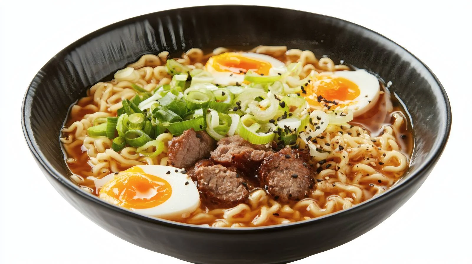 Delicious Ramen Noodles Soup with Meat — free download from Dotvec