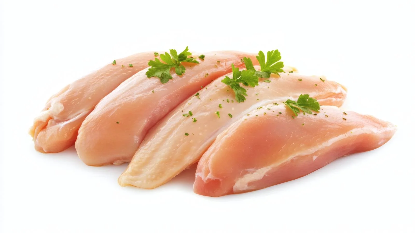 Fresh Chicken Breast Fillet on White Background — free download from Dotvec
