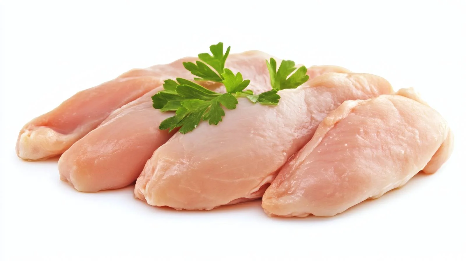 Fresh Chicken Breast Fillet on White Background — free download from Dotvec
