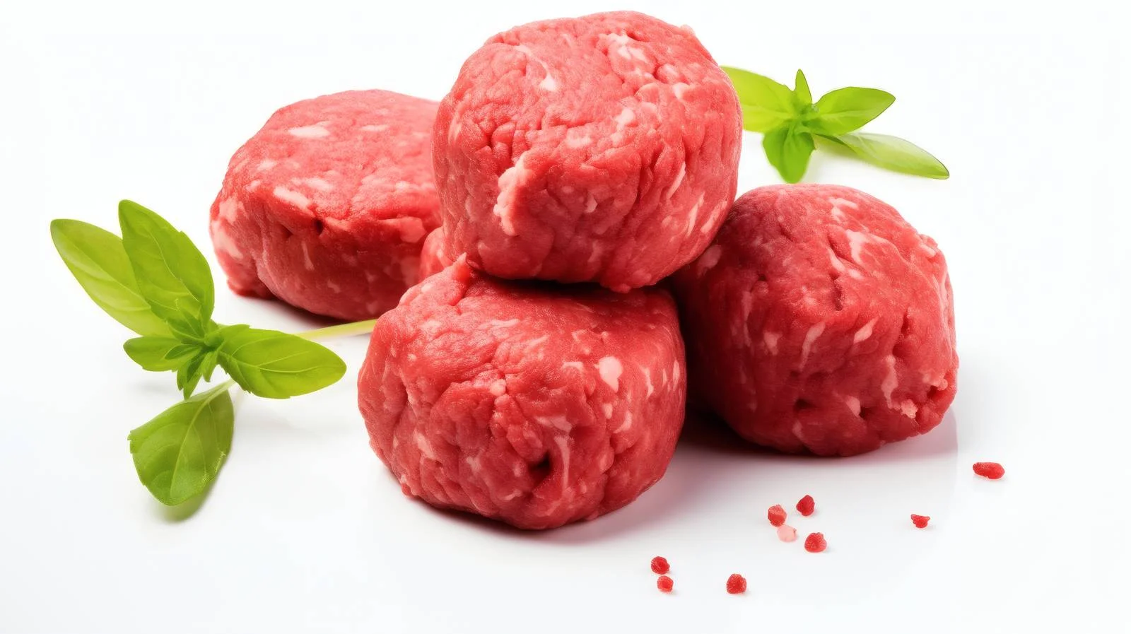 Close-Up of Isolated Meatballs White — free download from Dotvec