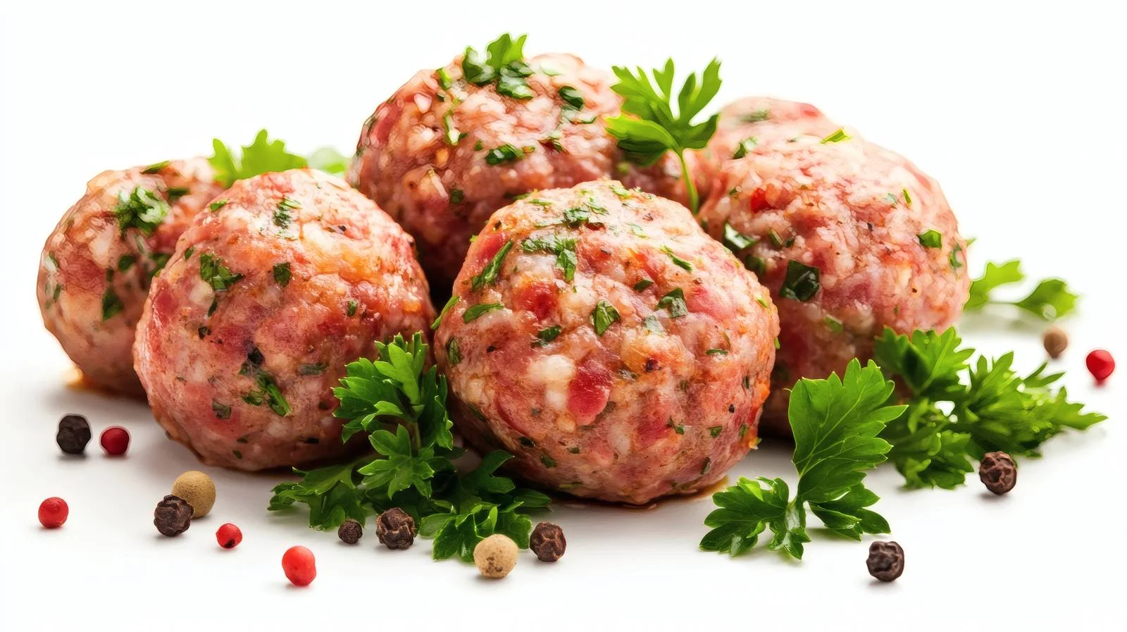 Savory cutlets with parsley and black pepper — free download from Dotvec