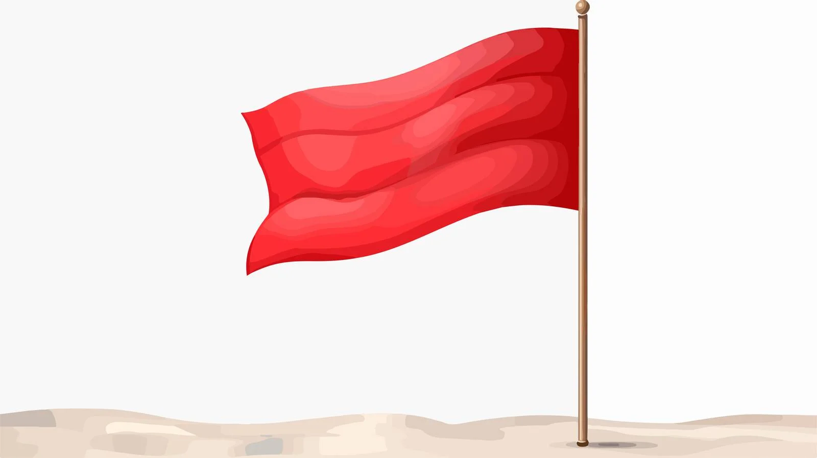 Beach Flag Mockup for Brand Advertising — free download from Dotvec