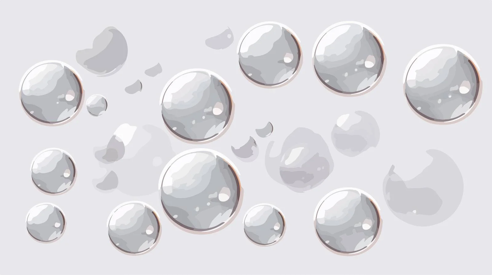 Floating Bubble Vector Illustration — free download from Dotvec