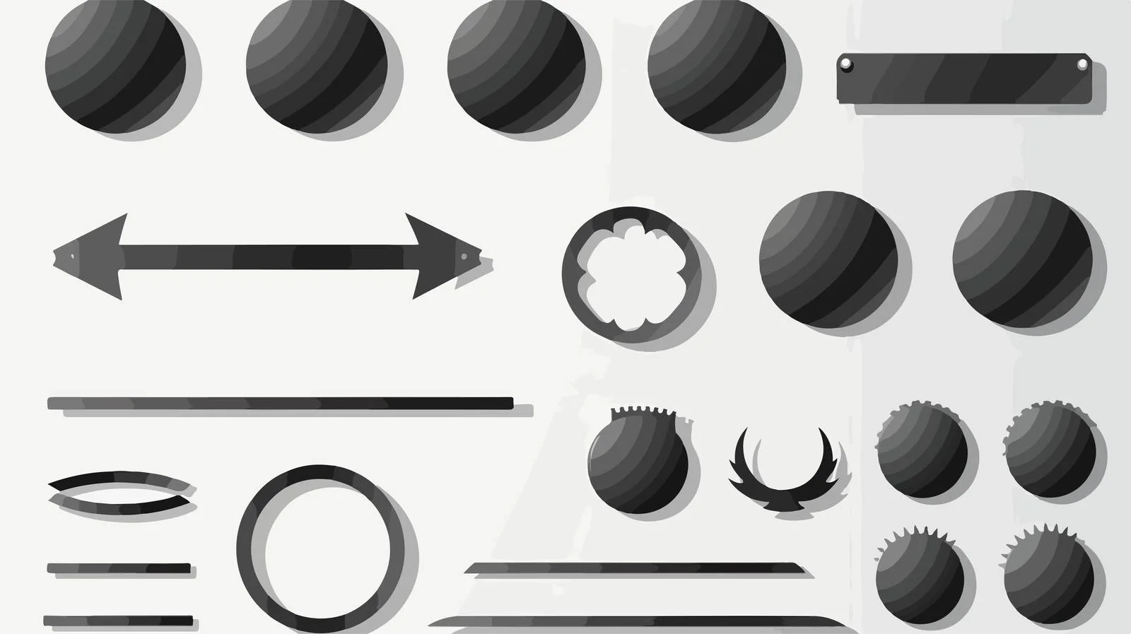 Realistic Shadow Effect Vector Set — free download from Dotvec
