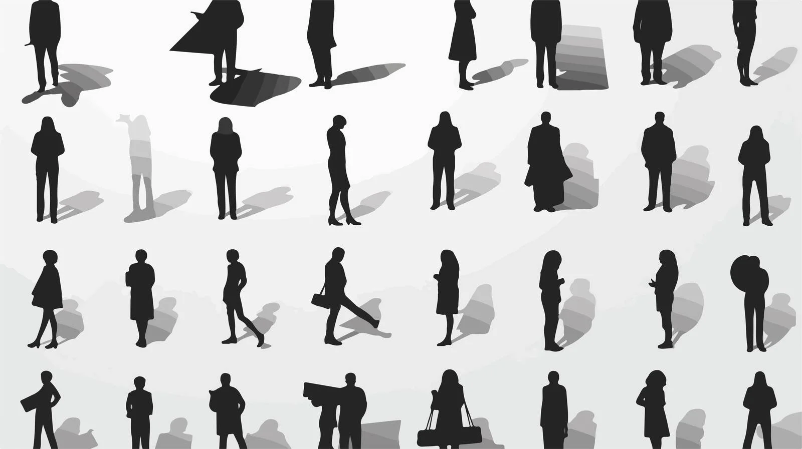 Realistic Shadow Effect Vector Set – free separate image from Dotvec