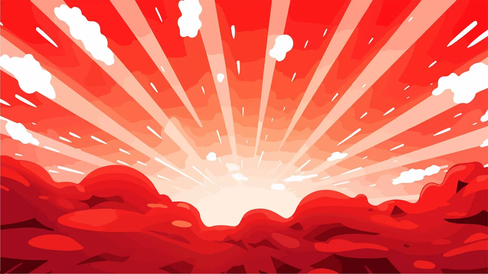 Abstract Comic Sunlight Background — free download from Dotvec