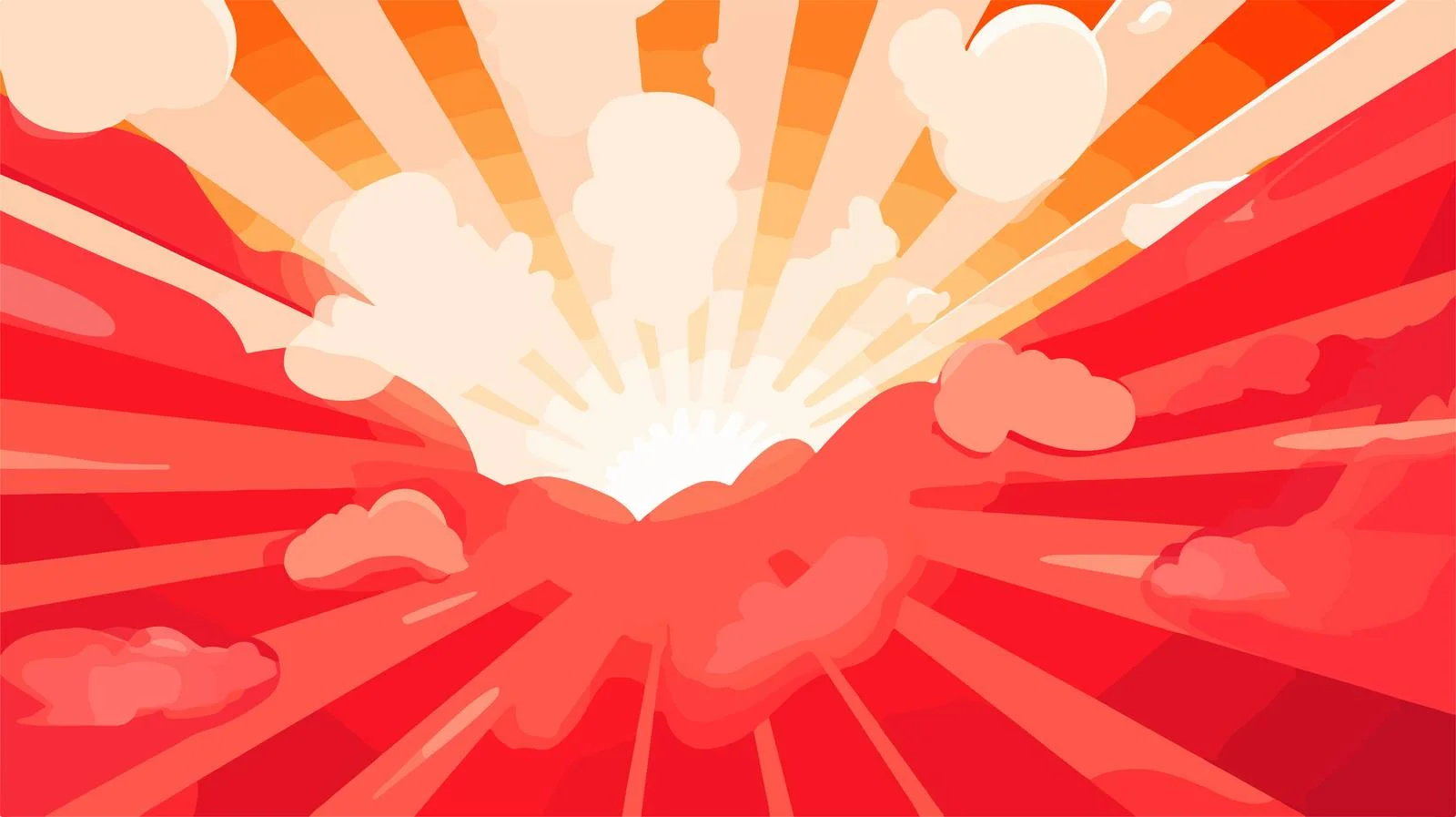 Abstract Red Cartoon Background — free download from Dotvec