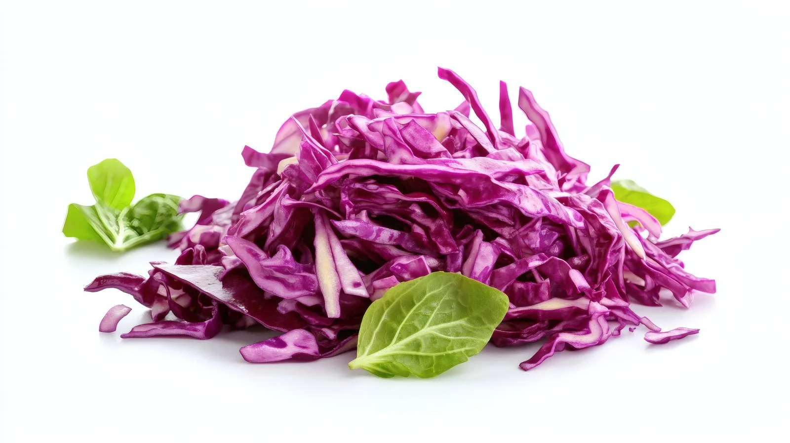 Vibrant Red Cabbage Coleslaw Salad on White — free download from Dotvec