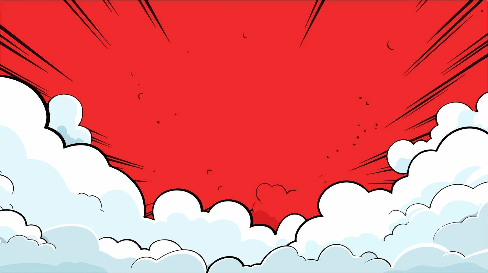 Comic Cartoon Background Illustration — free download from Dotvec