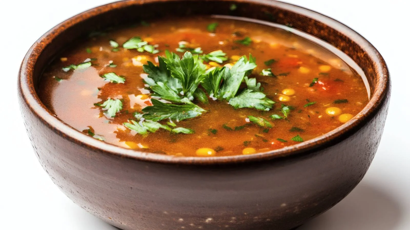 Vibrant Red Lentil Soup on White Background — free download from Dotvec