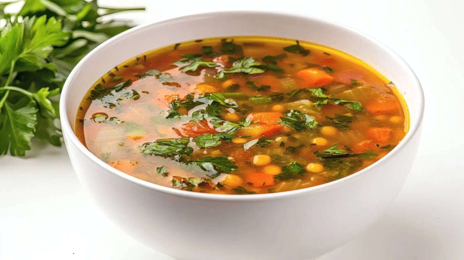 Nutritious Red Lentil and Veggie Soup — free download from Dotvec