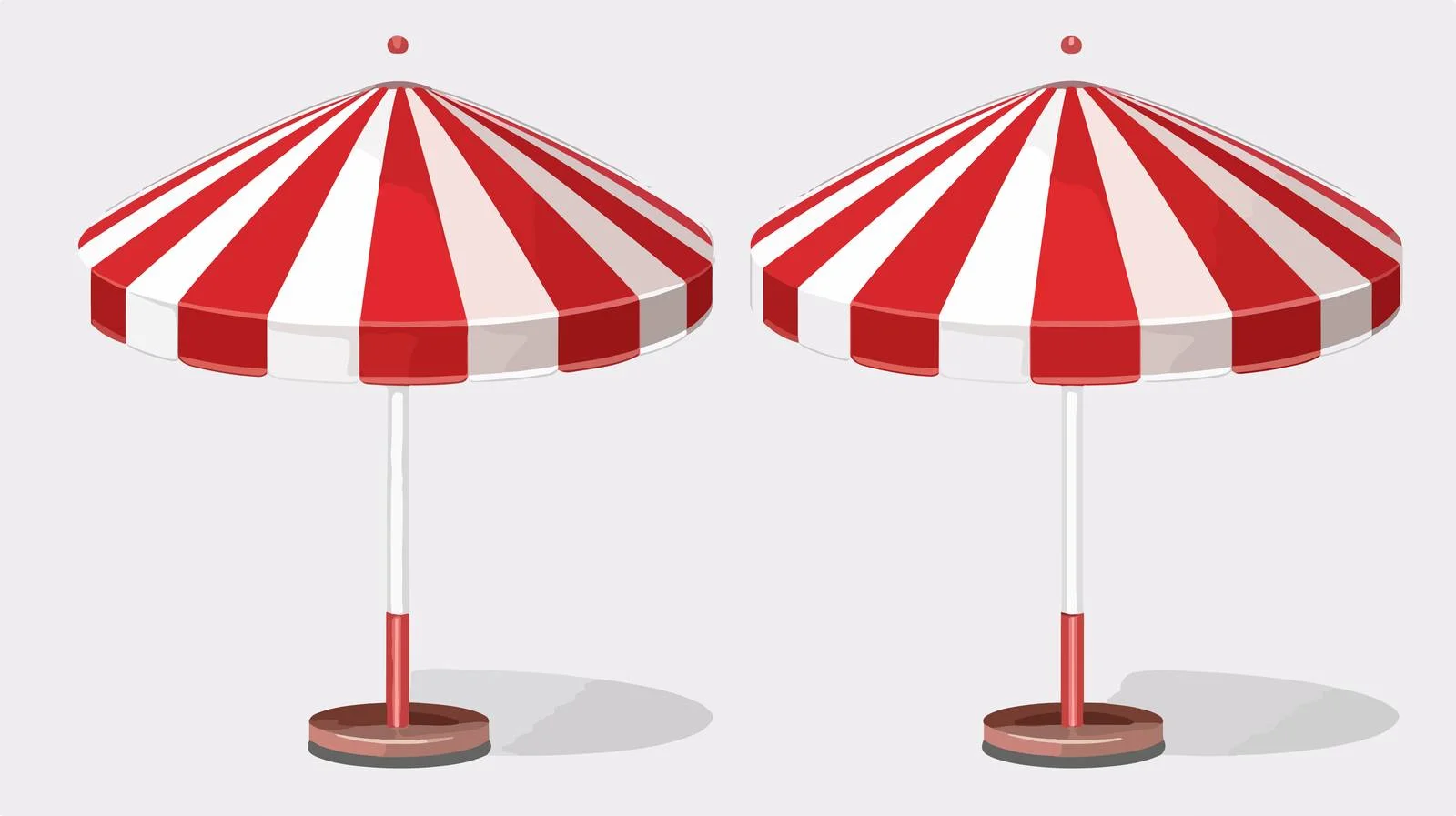 Red & White Shop Sunshades Vector — free download from Dotvec