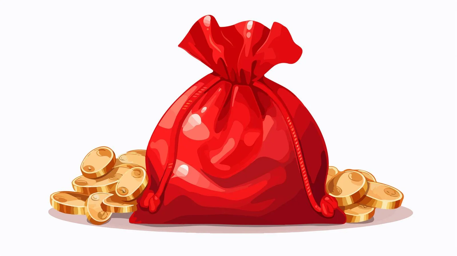 Chinese Money Bag Vector Illustration — free download from Dotvec