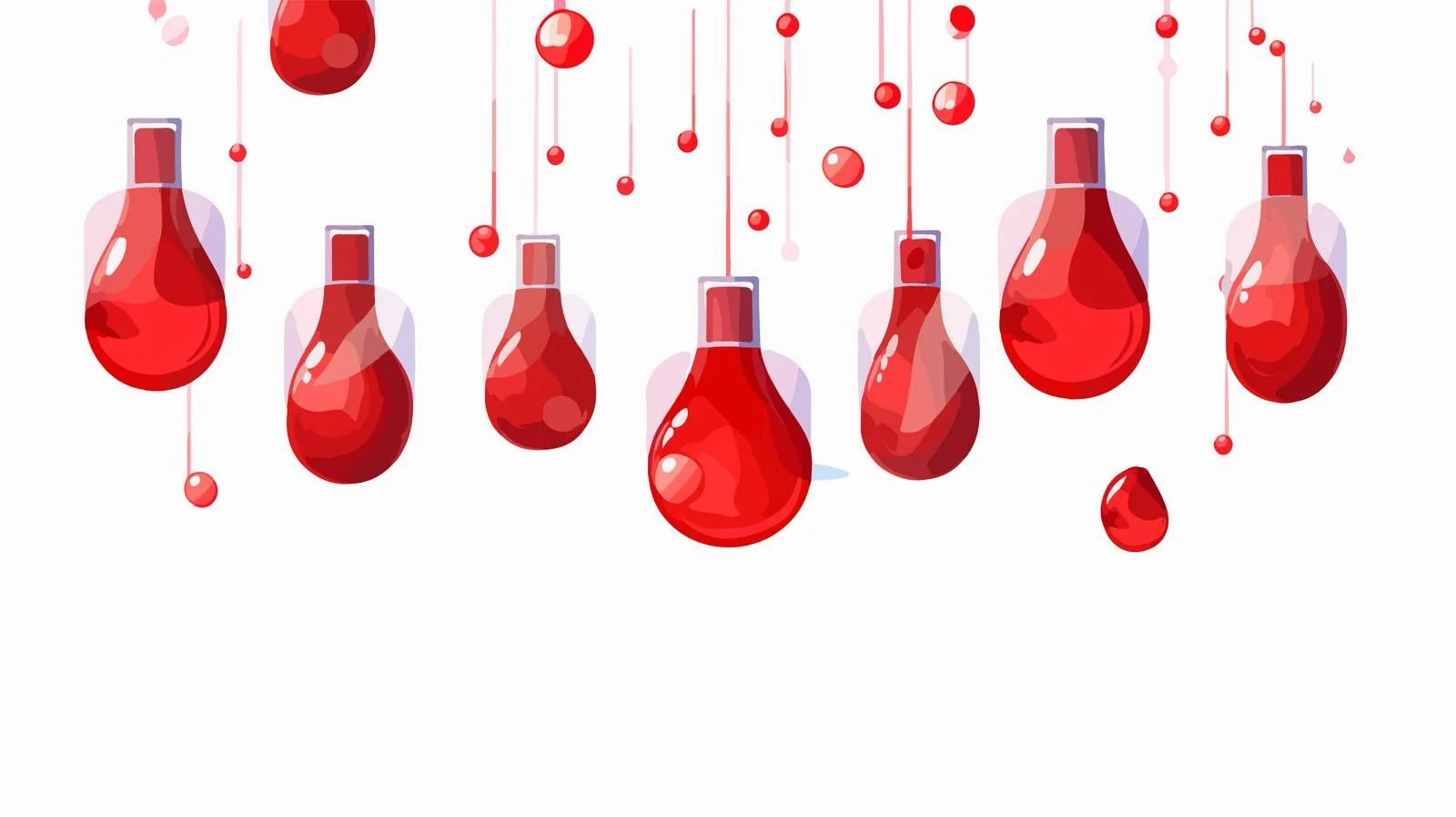 Red Blood Drops and Donations Image — free download from Dotvec