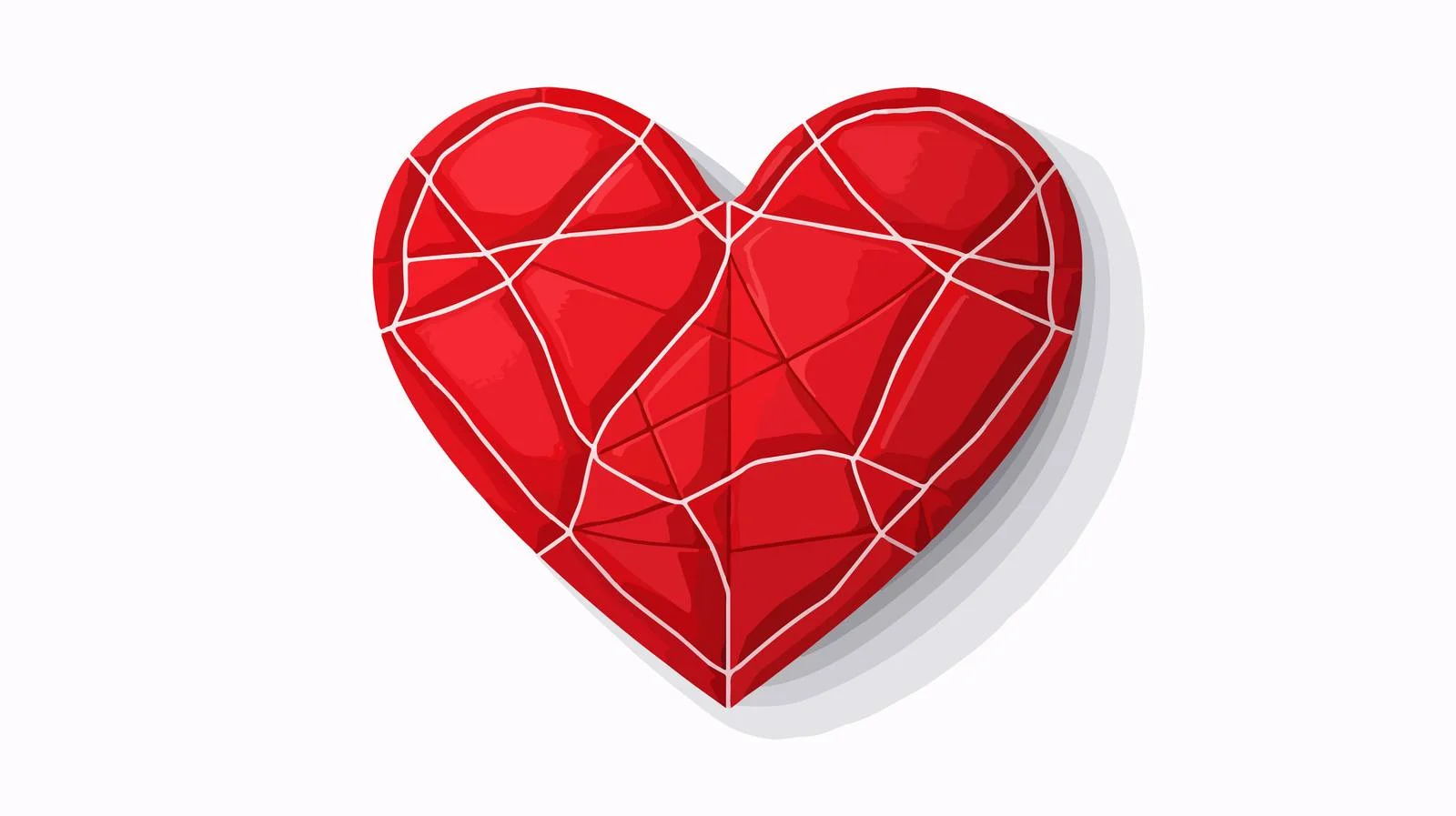 Red Heart Fabric Texture Background — free download from Dotvec