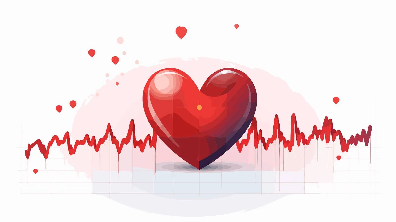 Exercise Heart Rate Graph Concept — free download from Dotvec