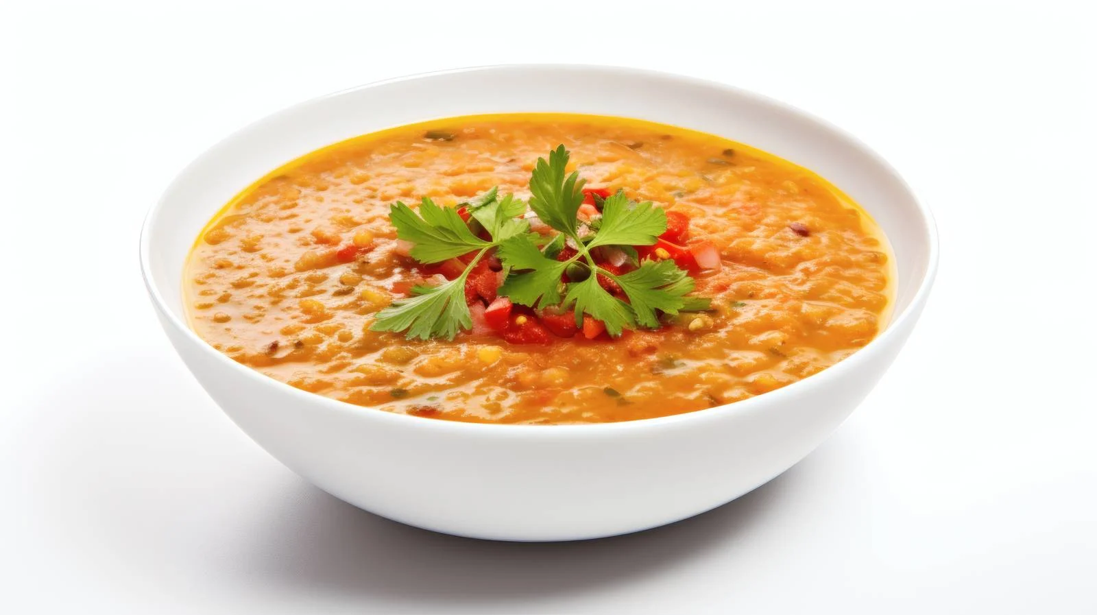 Vibrant Red Lentil Vegetable Soup — free download from Dotvec