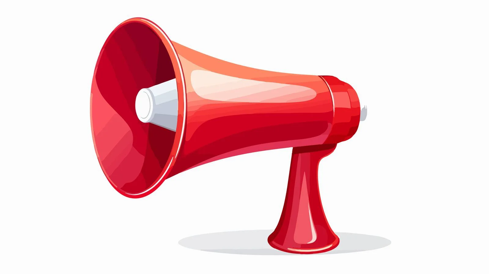 Online Product Advertising with Red Megaphone — free download from Dotvec