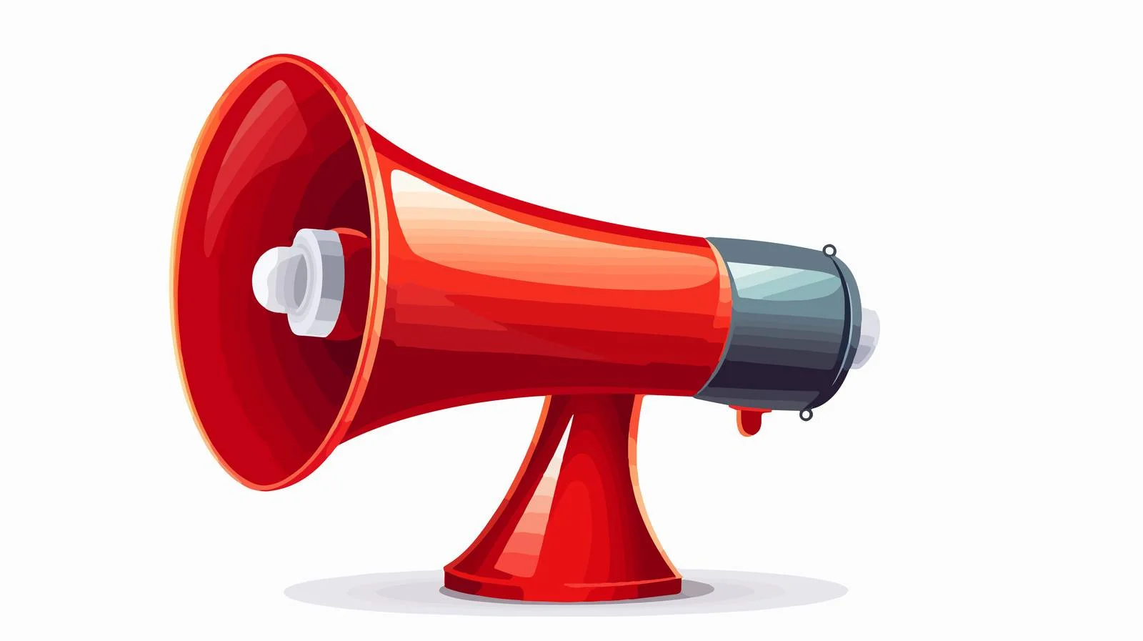 Online Product Advertising with Red Megaphone — free download from Dotvec