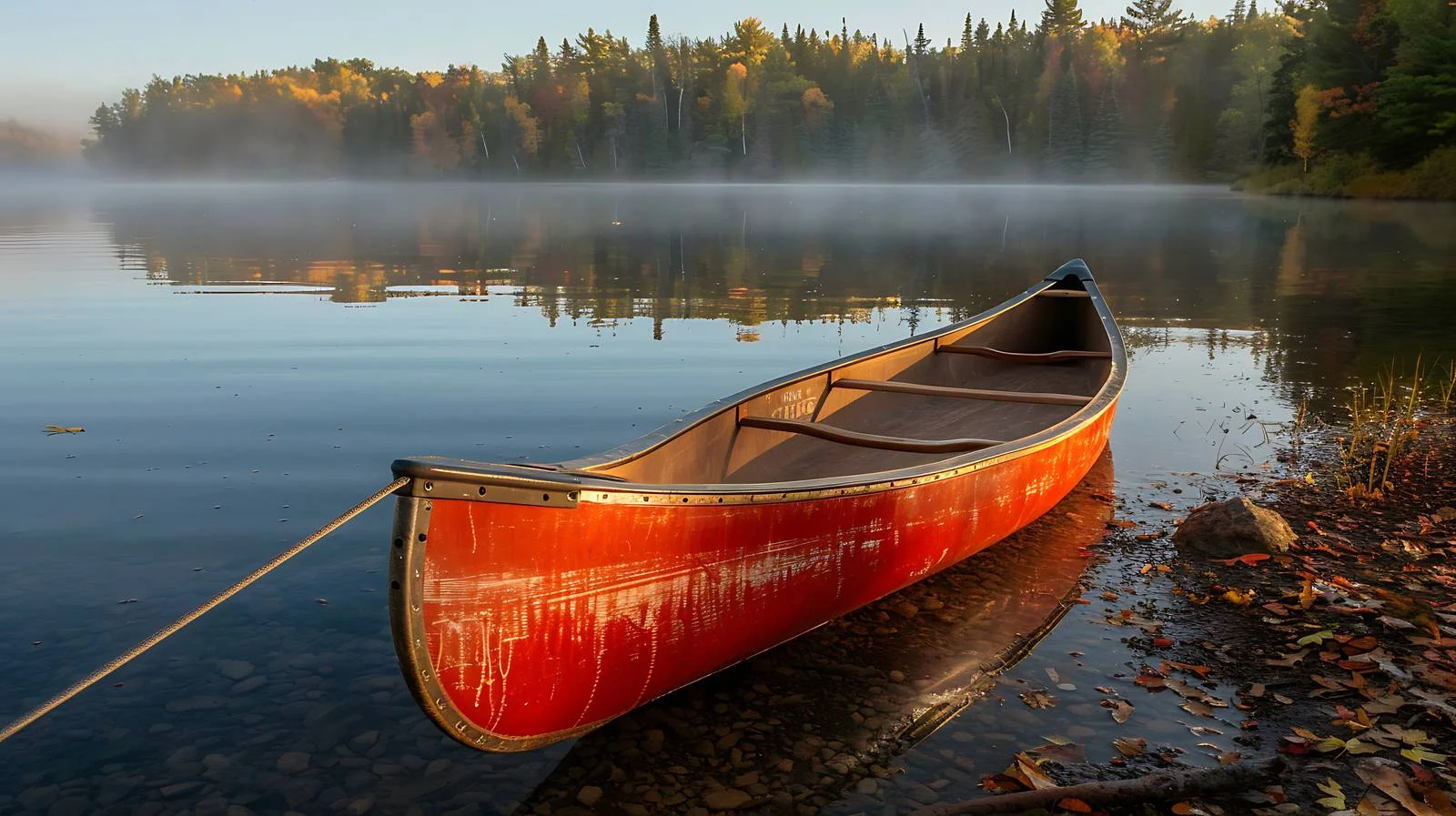 Classic Red Canoe by Boundary Waters — free download from Dotvec