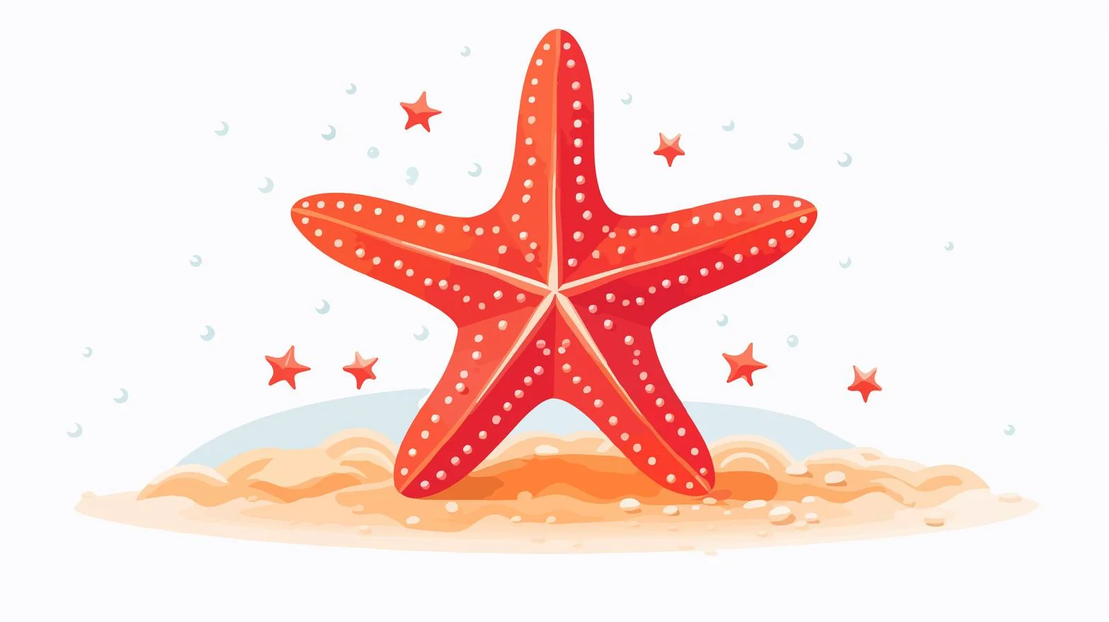 Starfish Regeneration Process — free download from Dotvec