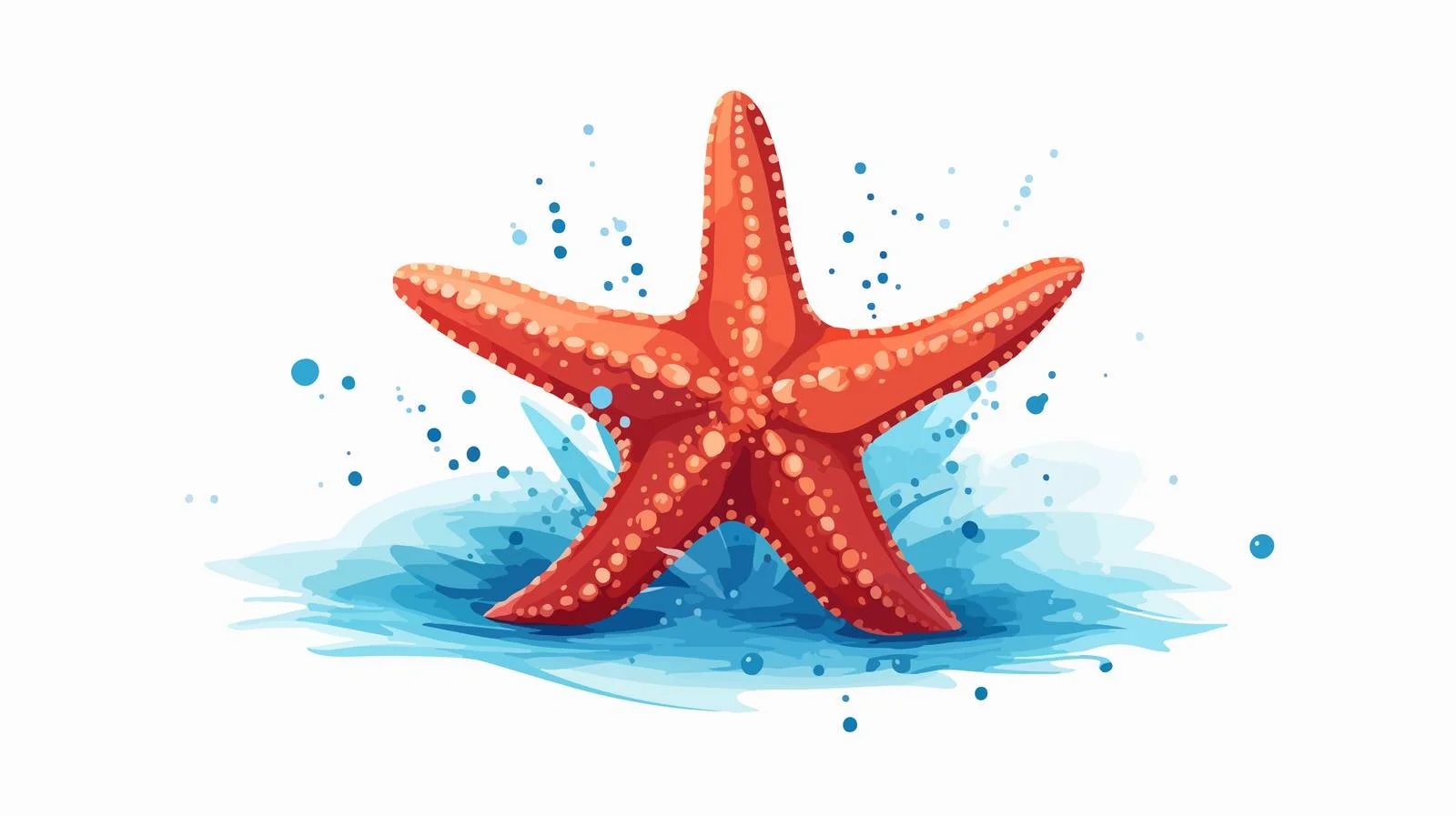 Starfish Regeneration Illustration — free download from Dotvec